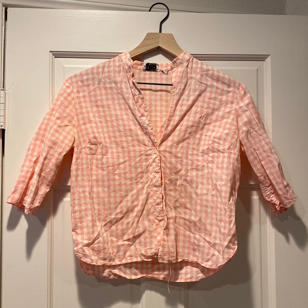 Vintage checkered button up